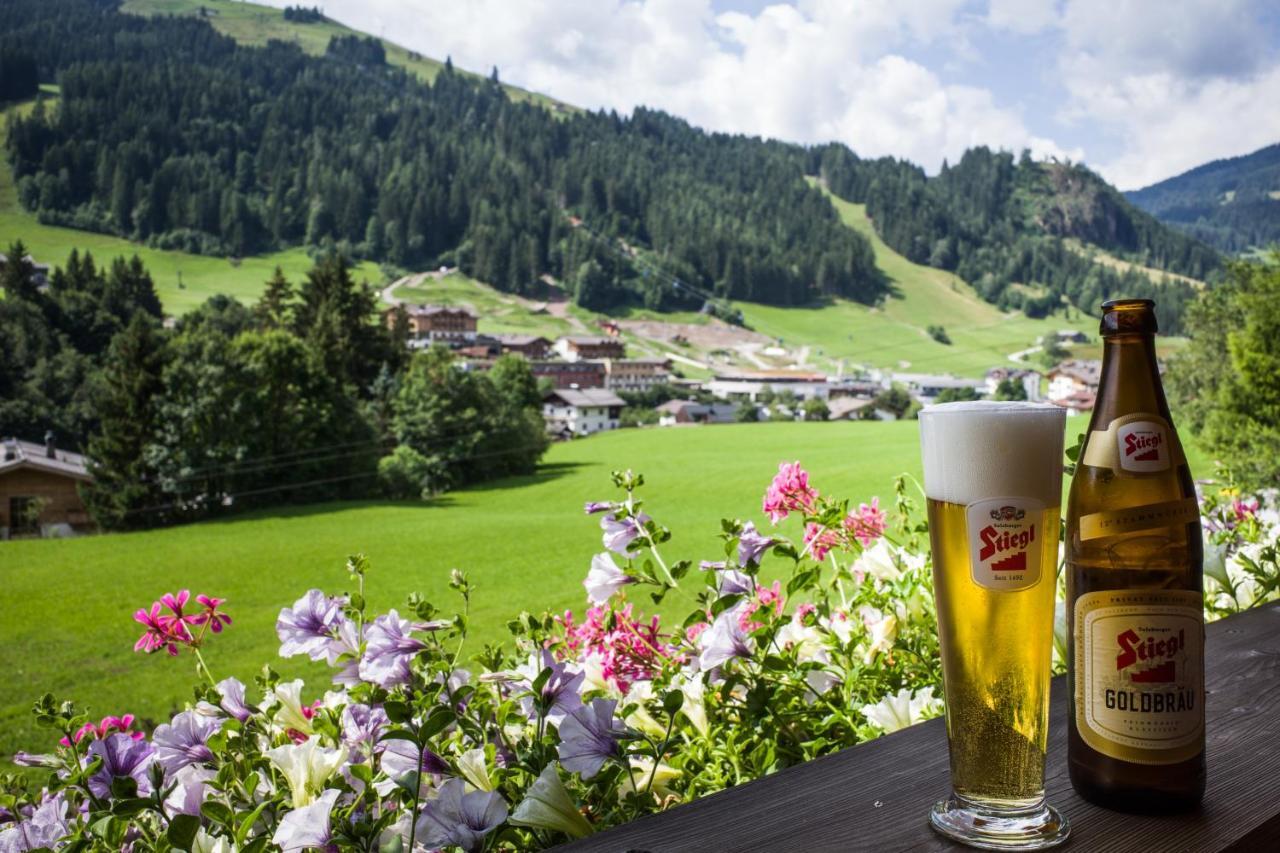 Ferienpension Bierbaumer Leogang Bagian luar foto